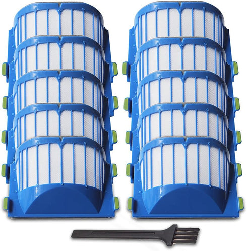 Replacement Parts 10 Aero Vac Filters Kit for iRobot Roomba 500 600 Series 536 550 551 614 620 630 645 650 655 660 665 670 671 675 677 680 685 690...