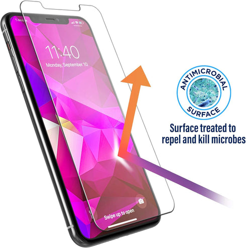magglass Compatible with iPhone 12 Pro Max Tempered Glass Screen Protector - Anti Bubble UHD Clear Full Coverage Display Guard (Case Compatible)...