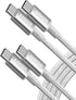 Anker 6ft USB C to C Cable (100W, 2-Pack), Type C Charger Fast Charging for MacBook Pro, iPad Air, Samsung Galaxy, Pixel, Switch, LG, and More (Si...