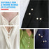 80Pcs Women Shirt Brooch Buttons Cover up Button Pin Safety Brooch Buttons 10 Style No-Sew Replacement for Clothing Dress Sweater Shoes Hats Decor...