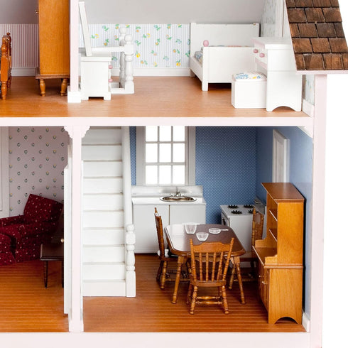 34pcs Miniature Cups 1/17 Dollhouse Miniature Wine Glass Drink Cups Set Miniature Ice Cream Cup Drinking Glasses Dollhouse Kitchen Accessories...