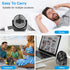 Desk Fan with Strong Airflow, 6.8 Inch Quiet Small Portable Table Fan, Brushless motor, 3 Speed Settings, 360° Adjustable Tilt Head, Rechargeable,...