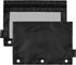 Binder Pencil Pouch 3 Ring Black Zipper Pencil Pouches Case 2 Pack Clear Window Binder Organizer for School Office...