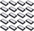 uxcell 20pcs Waterproof Case Switch Covers Caps Protector Clear Black Rectangle Splash for Boat Rocker Switch...