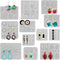 FineGood 12 Pcs Resin Molds Jewellery, Epoxy Resin Jewellery Making Kit Resin Earring Moulds Silicone Resin Moulds for Gem Pendant Necklace...