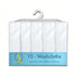 Spasilk Washcloth Wipes Set for Newborn Boys and Girls, Soft Terry Washcloth Set, Pack of 10, White, (010-WTE)...