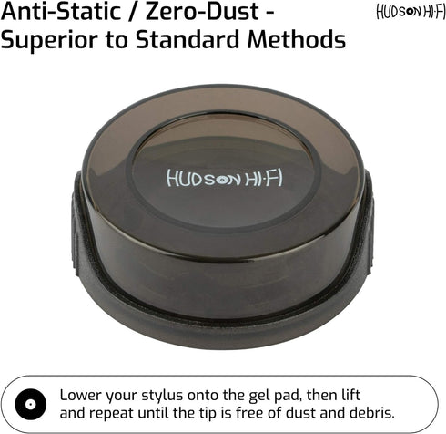 Turntable Stylus Cleaning Gel - Anti-Static & Zero-Dust LP Cartridge Needle Cleaner for Turntable - Easy to Use Gel Bubble Stylus Cleaner for Reco...