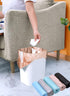 4 GALLON Bathroom Trash Bags, 5 Rolls/100 Counts Small HANDLES Garbage Bags for Office, Bathroom Wastebasket Waste Bin Colorful Portable Rubbish B...