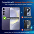 [ 2 + 2 Pack for Samsung Galaxy S24 PLUS Privacy Screen Protector and Camera Lens Protector, 6.7 Inch Tempered Glass Anti Spy Black Protect Film S...