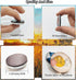 24Pcs 1.2in Round Crystal Glass Refrigerator Magnets,Line Drawing Flower Magnets for Fridge and Locker,Cute Decorative Whiteboard Blackboard Magne...