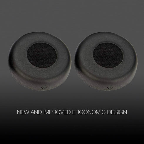 Ear Pad Cushions for Jabra Evolve 75 Wireless Bluetooth Headset, 2pk Spare Leatherette Replacement Cushions for Jabra 75 Evolve and Jabra Evolve P...