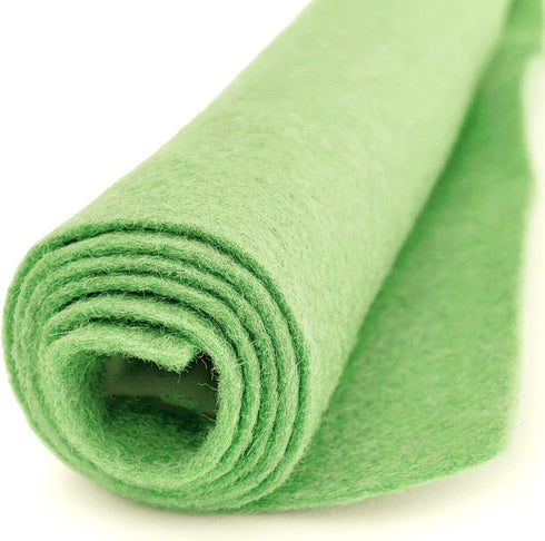 Limelight Green - Wool Felt Oversized Sheet - 35% Wool Blend - 1 12x18 inch Sheet...