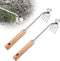 2pcs Upgrade Grass Puller Tool, Portable Multi-Purpose Manual Tool 4-Teeth with Wooden Handle, for Gardening Farm Yard Backyard...