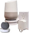 Mount Genie Smart Home Outlet Shelf: Hidden Cord Storage and Extra Custom Short Cords Great for Google Home, Nest, Security Cameras, Smart Speaker...