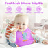 NPET 3PCS Silicone Baby Bibs for Babies & Toddlers, Waterproof Baby Bibs for Eating BPA Free Toddler Bibs 1-3 Years Soft Adjustable Fit Cute Dinos...