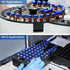 2mL Autosampler Vials, 9-425 HPLC Vials with Screw Cap, White PTFE & Red Silicone Septa, Borosilicate Sample Vial with Writing Area and Graduation...