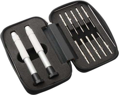 12Pcs Screwdrivers Kit Repair Tools for Eyeglass/Sunglasses/Watch/Cellphone/Clock/Calculator Travel Pocket Precision Screwdriver Set...