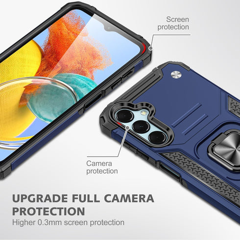 Galaxy A25 5G Case Military Grade Built-in Kickstand Case with Stand Holster Armor Heavy Duty Shockproof Cover Protective Case for Samsung Galaxy ...