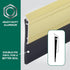 M-D Building Products 05744 36 in. Gold Aluminum and Vinyl Heavy-Duty Screw-on Door Sweep...