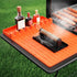 Silicone Griddle Tools Mat for Blackstone, Large Silicone Spatula Mat with Drip Pad, Grill BBQ Caddy Utensils Holder for Kitchen, Cooking & Counte...