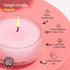 HYOOLA Scented Tealight Candles - Clear Cup - Magnolia Tealight Candles Scented - 6 Hour Burn Time - 15 Pack - European Made...