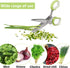 Herb Cutter Scissors 5 Blade Scissors Kitchen Multipurpose Cutting Shear with 5 Stainless Steel Blades & Safety Cover & Cleaning Comb Cilantro Sci...