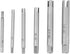High Speed Steel Broken Tap Extractor Broken Screw Extractor Extractor A B C 3 Optional Set(6Pcs)...