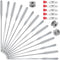 Sewing Machine Needles, Universal Sewing Machine Needle, ONEHERE Compatible with Singer, Brother, Janome, Varmax, Sizes HAX1 65/9, 75/11, 90/14, 1...