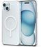 Sinjimoru iPhone 15 Plus Ultra Thin Clear Phone Cover for MagSafe Case, Non Yellowing Strong Magnetic Slim Fit iPhone Case Crystal Clear for iPhon...