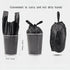 4 Gallon Trash Bag,Bathroom Trash Bags, Kitchen Garbage Bags, With Handle Black 90 Pcs for Office, Waste Basket, Disposable Plastic Outdoor Portab...