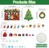 Christmas Bulletin Board Xmas Classroom Decoration Christmas Tree Cutouts Fireplace Poster Wreath Garland Bulletin Board Winter Holiday Wall Decal...