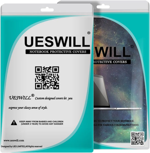 UESWILL Air 13-inch Galaxy Pattern Hard Shell Case Cover Compatible with Older Version 2010-2017 Release MacBook Air 13 inch Model A1369 A1466, Ne...