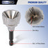 PLATINUMEDGE Deburring External Chamfer Tool, YG8 Carbide Blade, Deburring Drill Bit, Remove Burr Tools, Quick Release 1/4inch Hex Shank, Repairin...