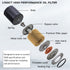 Air Filter 5UG-E4451-00-00 + Oil Filter 5GH134405000 for Yamaha Rhino 660 YXR660 2004-2007...