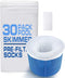 30-Pack Swimming Pool Filter Skimmer Socks for Inground & Above Ground Pool Fine Mesh Leaves Pollen Catcher Debris Pre-Filter Scum Sock, Pool Bask...