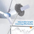 Ceiling Fan Cleaner Duster Reusable Microfiber High Ceiling Fan Blade Cleaner Extendable Duster with Long Handle Removable Washable Adjusts 13 to ...