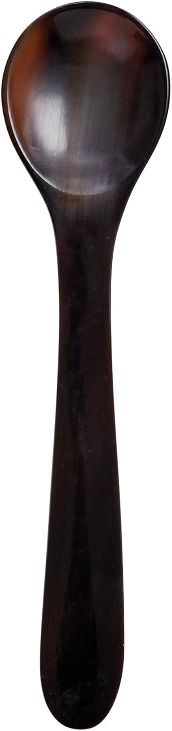 HIC Kitchen Caviar Scoop Spoon, Handcrafted Ankole Cow Horn, Responsibly Sourced, 4.25-Inches - Ideal for Serving Delicate Caviar Pearls, Perfect ...