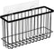 Toplife Wall Door Adhesive Kitchen Wrap Organizer Rack, No Drilling, Black...