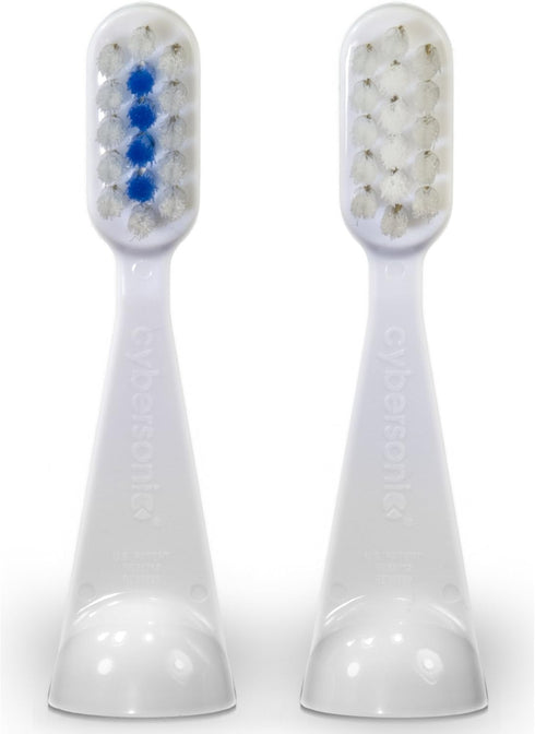 Cybersonic Traditional Replacement Brush Heads, 2 Pack, Compatible With All Cybersonic Electric Toothbrushes...