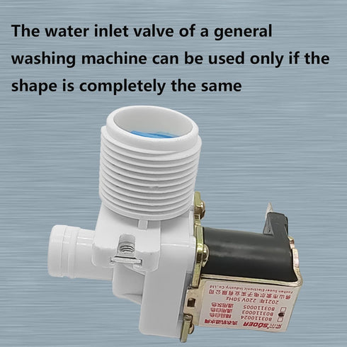 1 Pcs Universal Accessories for Automatic Pulsator Washing Machines, Washing Machine Water Inlet Valve Solenoid Valve Water Inlet Valve,Fit for Va...