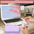 Crtiin 74 Pcs Kawaii Cherry Blossom Stationery Set Japanese Kawaii Pencil Bag Mechanical Pencil Cherry Erasers Pencil Refill and Stickers for Scho...