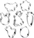 Easter Cookie Cutter Set - 7 piece - Egg, Carrot, Bunny, Flower, Chick, Bunny Face and Butterfly...