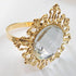 Tangpan 10pcs Gold-Light Napkin Ring Rhinestones Napkin Rings for Weddings Pearl Napkin Rings Shiny (Clear)...