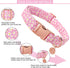 Daisy Summer Cotton Dog Collar with Metal Buckle Gift Pink Collar for Small Medium Large Girls or Boys Dogs Cute Durable Comfortable Pet Collars...