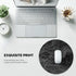 Elegant Black and White Topographic Design Mouse Pad for Office and Home Use, Stitched Edges Non-Slip Rubber Base Mouse Pads for Computers Laptop...