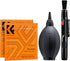 K&F Concept 4-in-1 Camera Cleaning Kit with Lens Brush Pen, Rocket Air Blower, Microfiber Cleaning Cloth, Lens Cleaner Kit for Canon Nikon Pentax ...