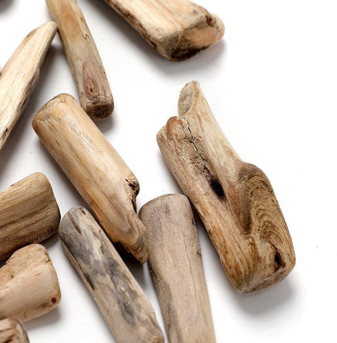 Byher Driftwood Pieces for Crafts Frames Wreath Surf Art Beach Decor (1" - 4", 8OZ, 55pcs)...