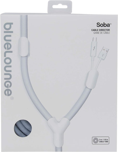Bluelounge BLUSB-WH Soba Cable Director, White...