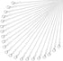 Necklace Chain Bulk for Jewelry Making, Cridoz 36 Pack Jewelry Chain Silver Plated Necklace Chains for Jewelry Making, 1.2 mm (24 Inches)...