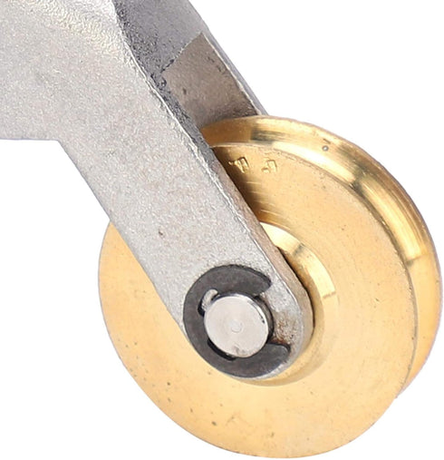 Floor Welding Nozzle Round Mouth Hot Air Gun Tips PVC Flooring Welder Heating Torch Accessory with Wheel...